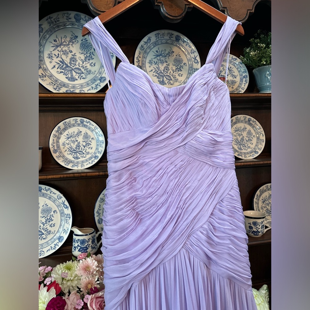 NWT Pamella Roland Lavender Chiffon Gown* Taking Reasonable Offers* - Picture 6 of 7